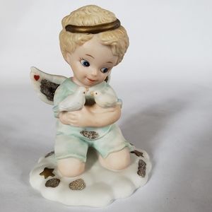 Bundles of Love Porcelain Angel Figurine